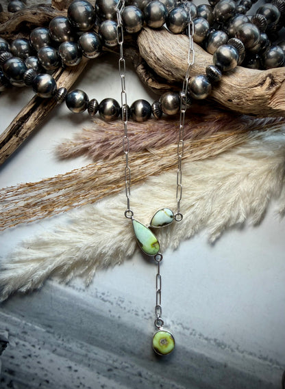 Palomino Three Stone Necklace