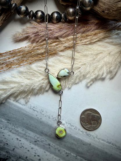 Palomino Three Stone Necklace