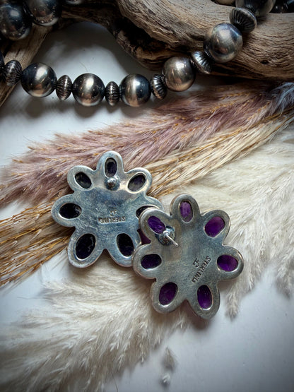 Federico Amethyst & Turquoise Earrings