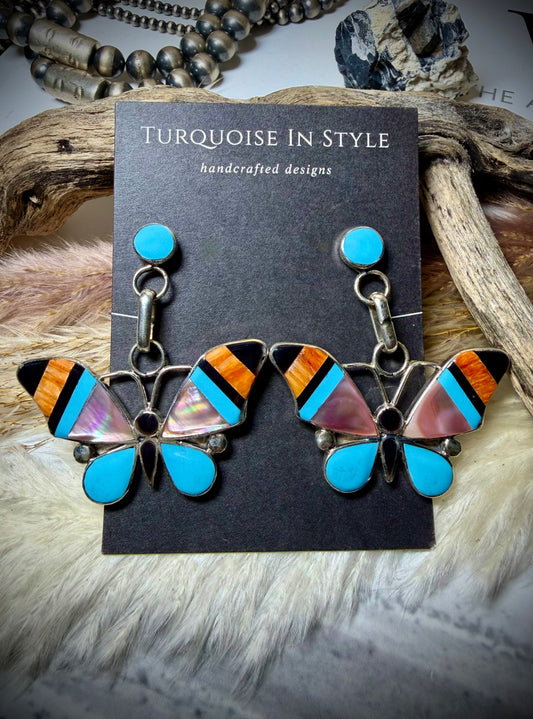 Angus Ahiyite Butterfly Dangles