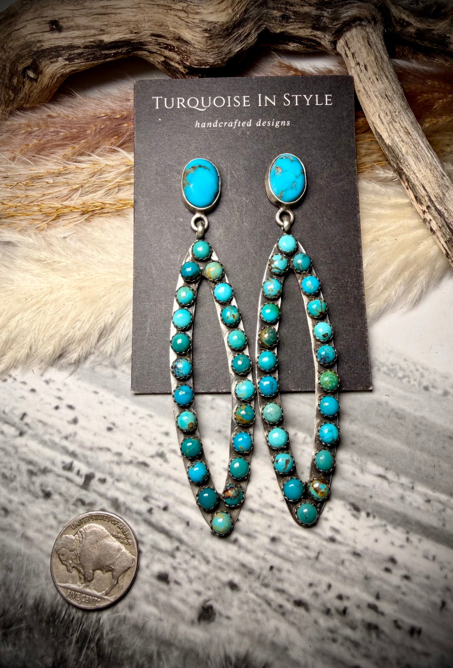 Multi-Stone Stud Dangle Ovals