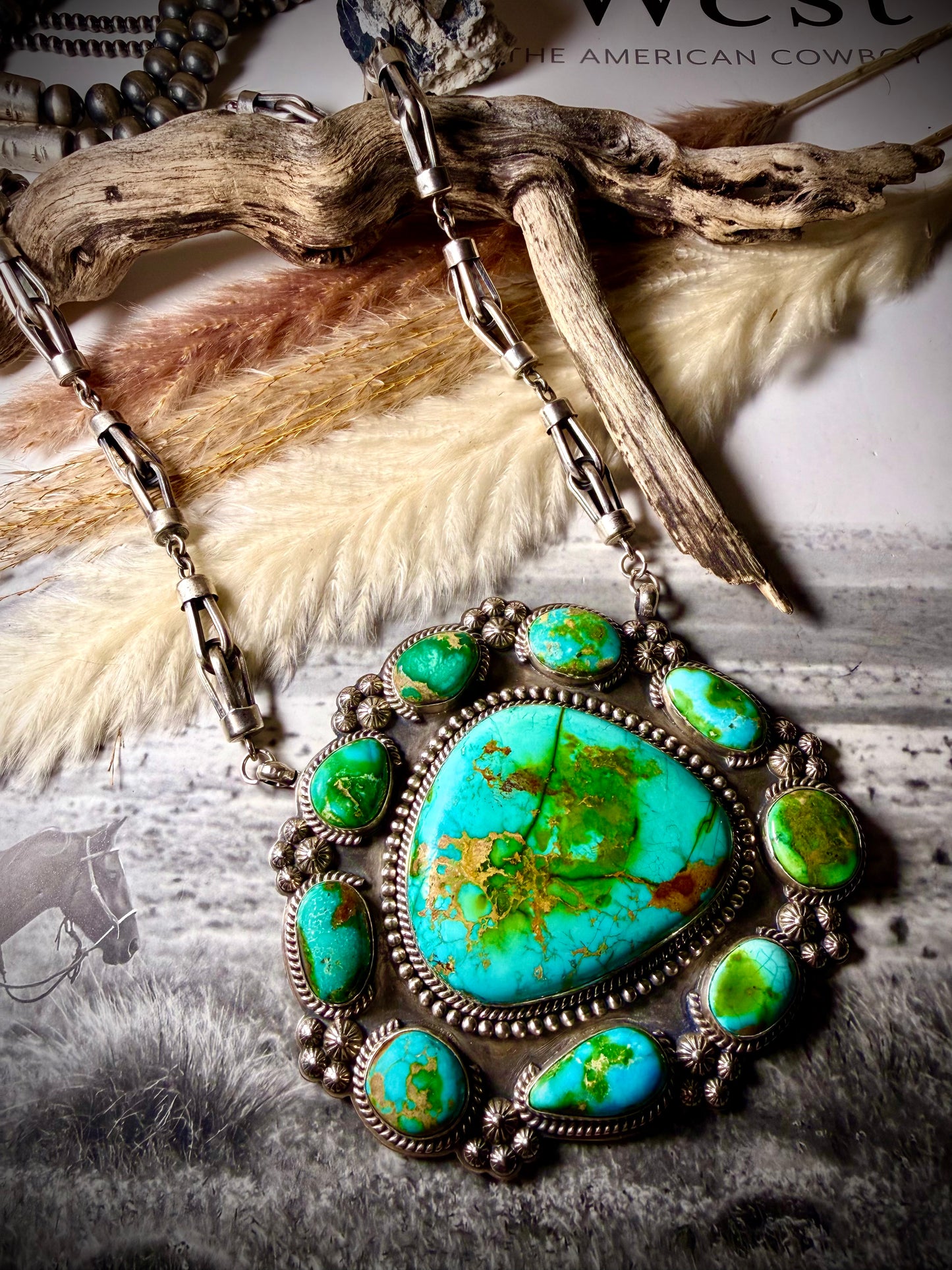 Gilbert Platero Huge Sonoran Necklace
