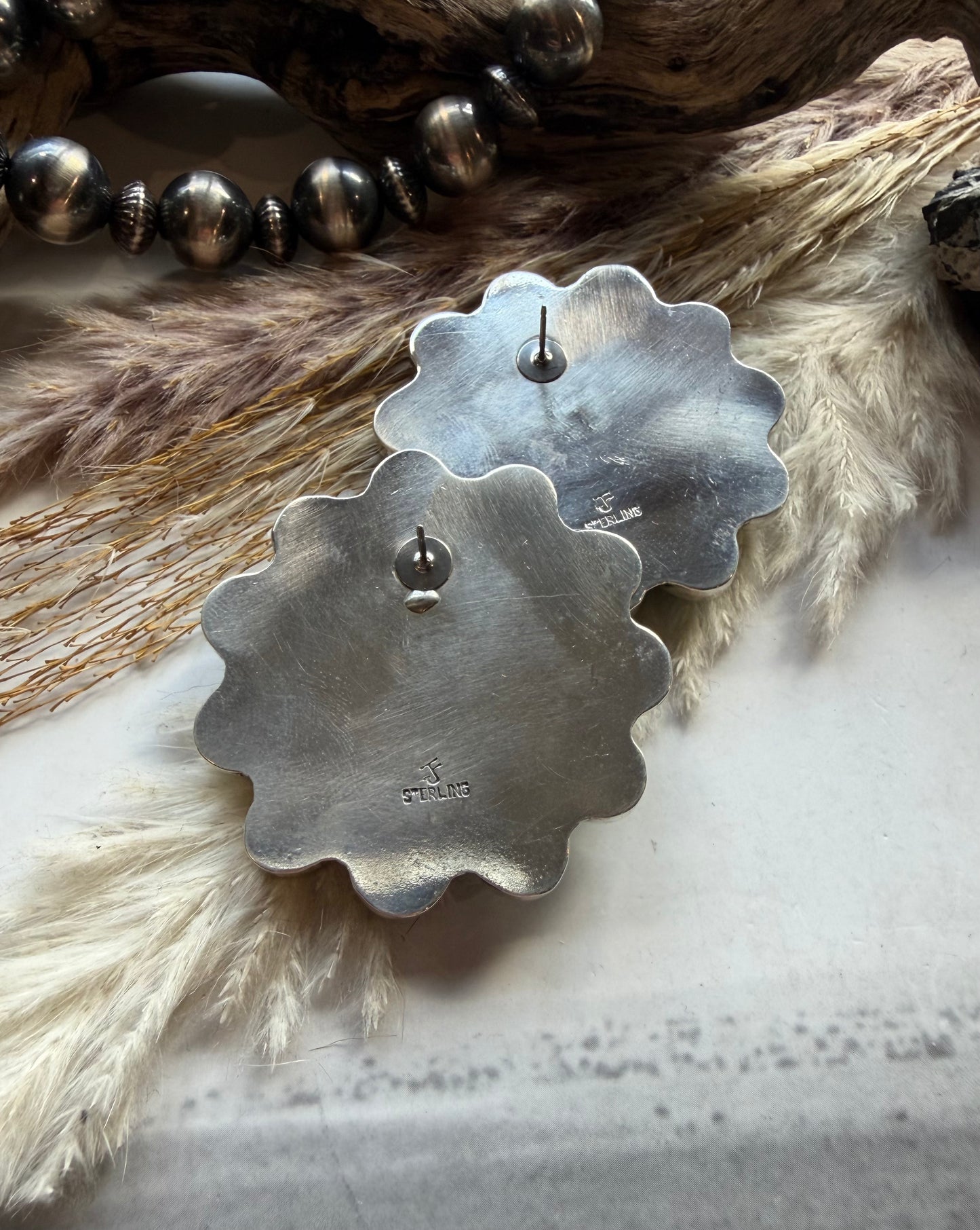 Federico Turquoise Cluster Earrings- Large