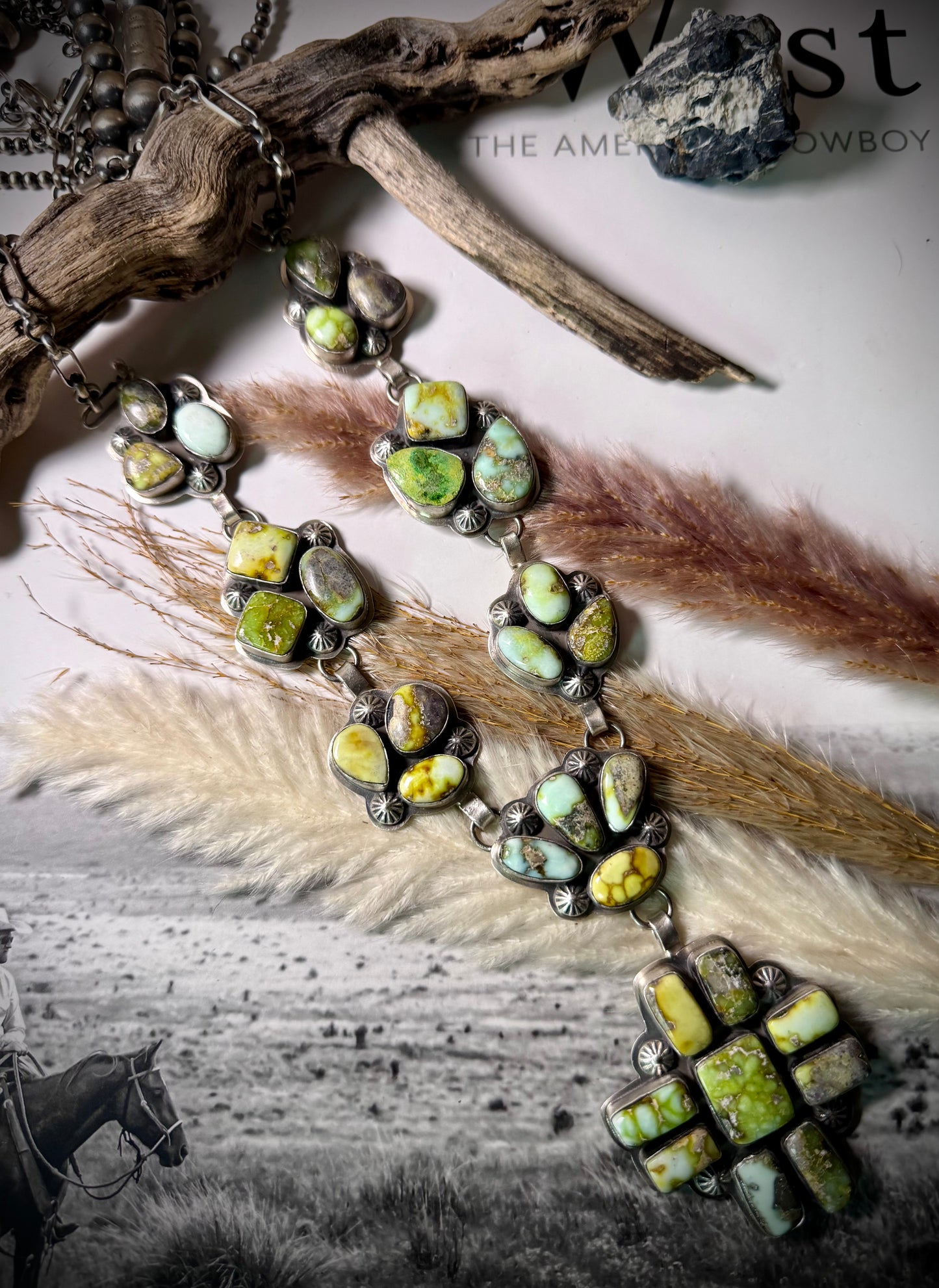 Cluster Palomino Lariat by Ricardo J