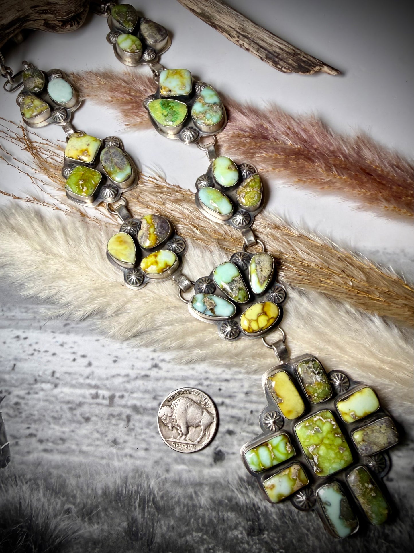 Cluster Palomino Lariat by Ricardo J