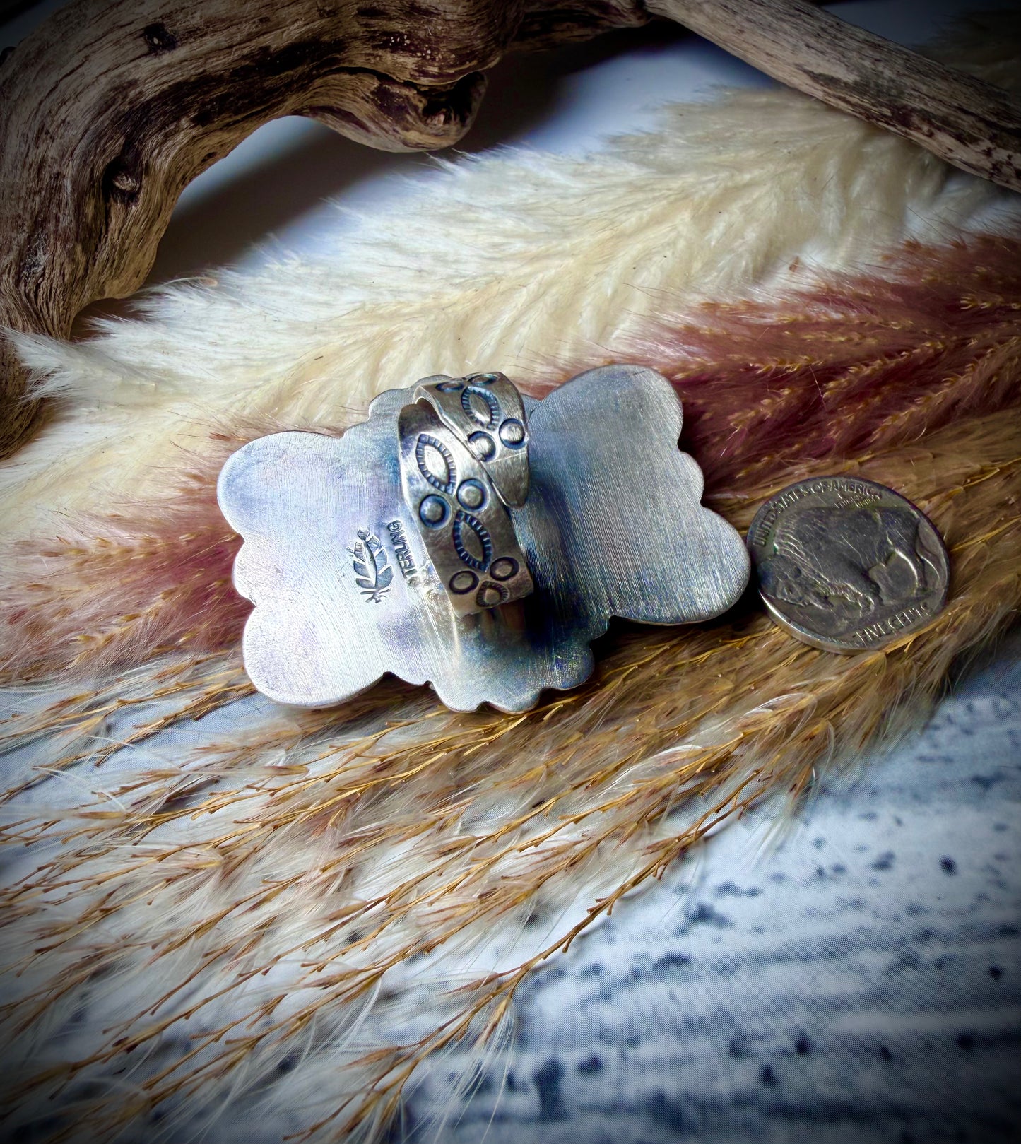 Golden Hills Butterfly Ring