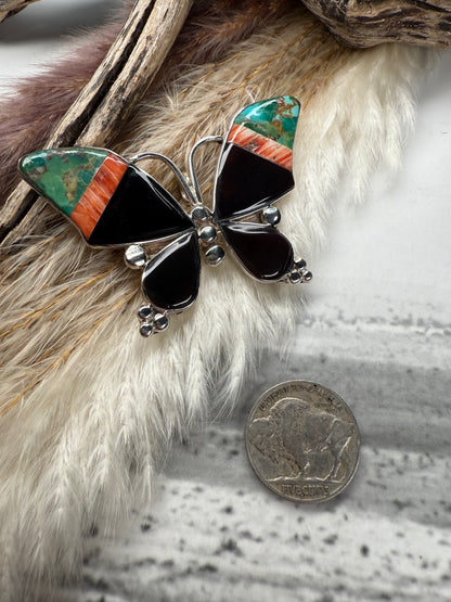 Inlay Butterfly Pin