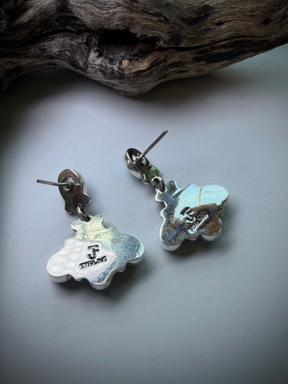 Federico Turquoise Dangle Earrings #1