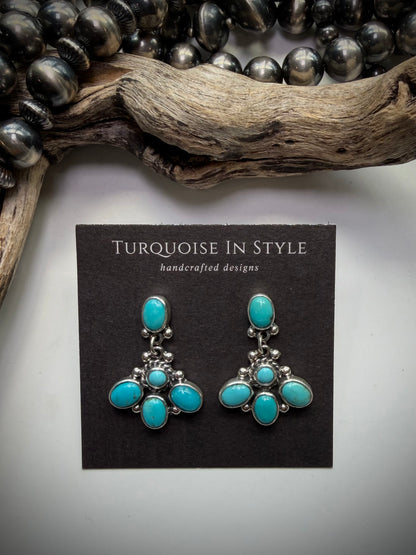 Federico Turquoise Dangle Earrings #2
