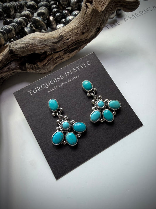 Federico Turquoise Dangle Earrings #2