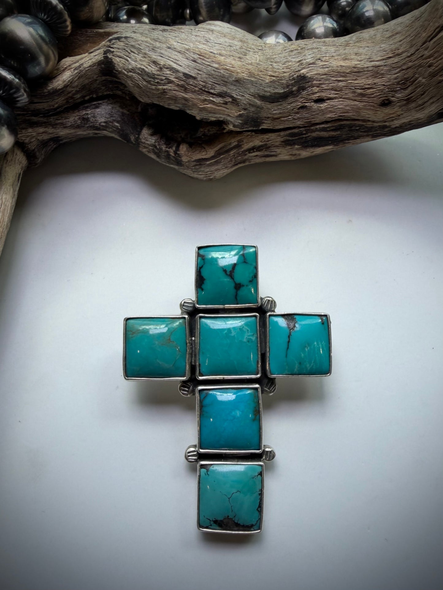 Federico Turquoise Cross Pendants
