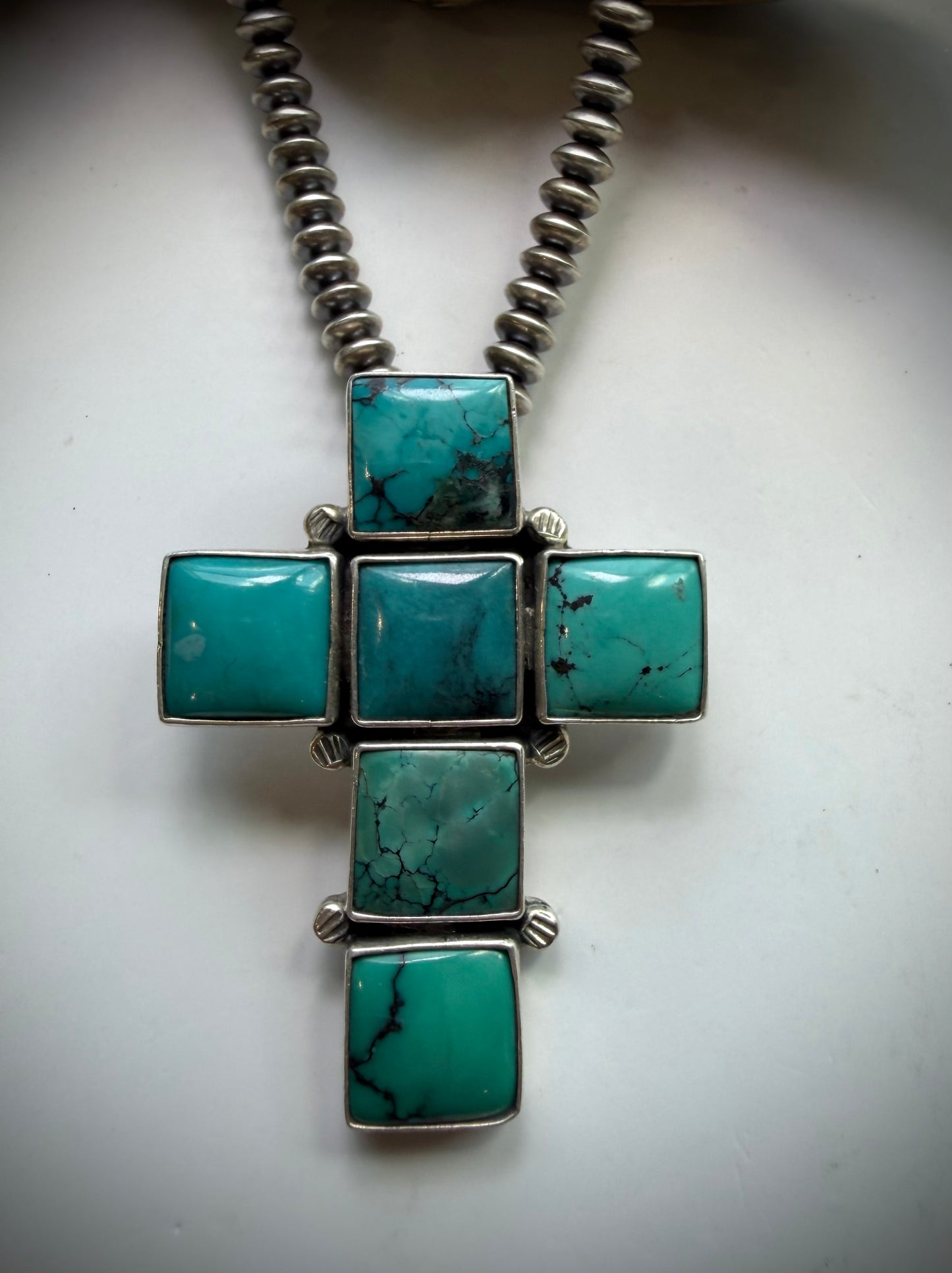 Federico Turquoise Cross Pendants