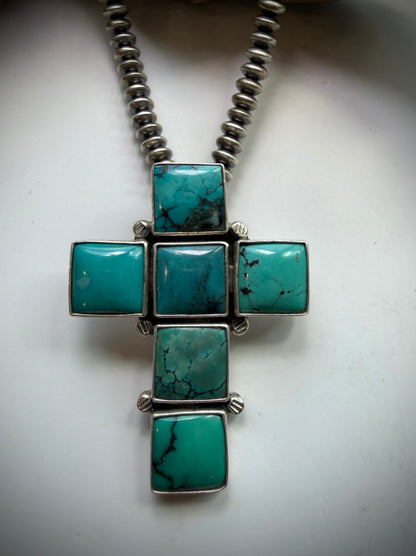 Federico Turquoise Cross Pendants