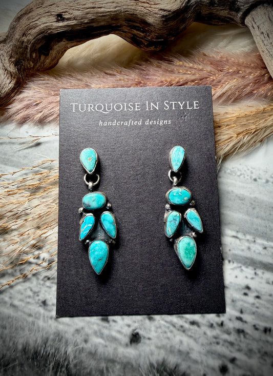 Ella Peter Stud Dangle Earrings