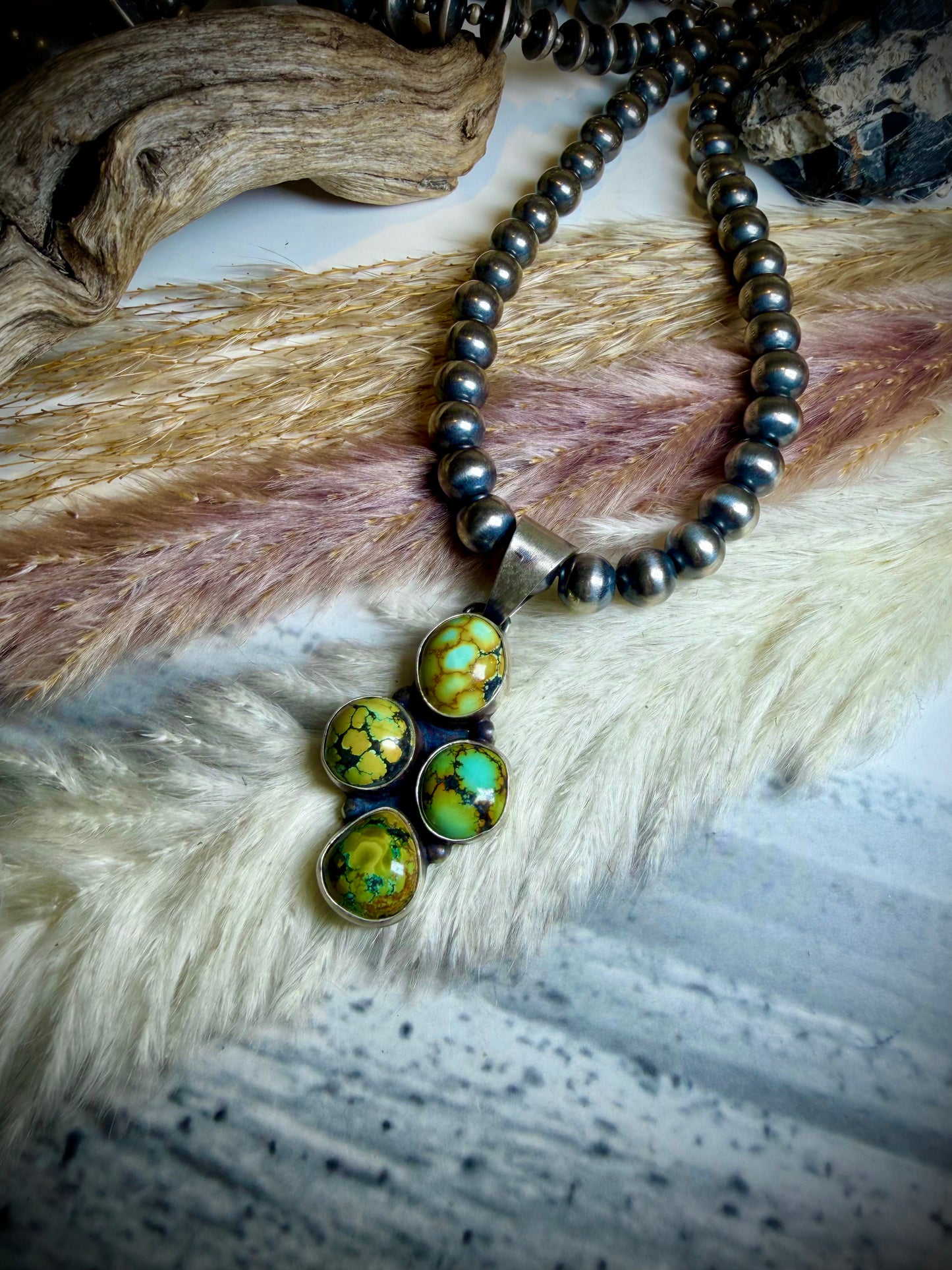 Four Stone Blue Moon Pendant