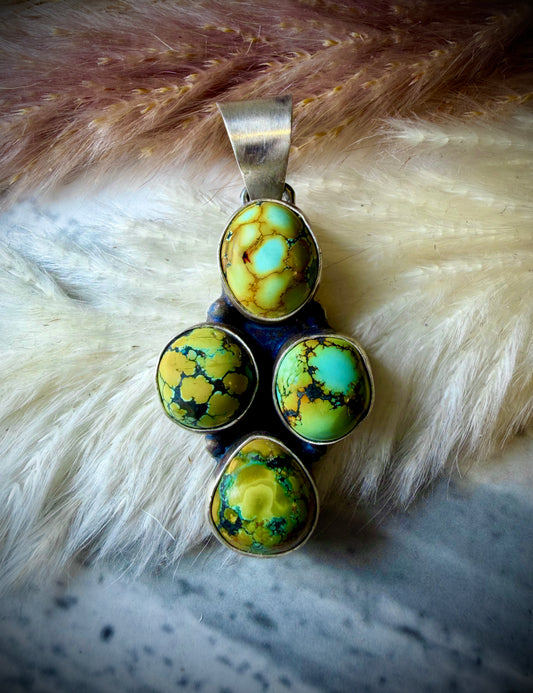 Four Stone Blue Moon Pendant