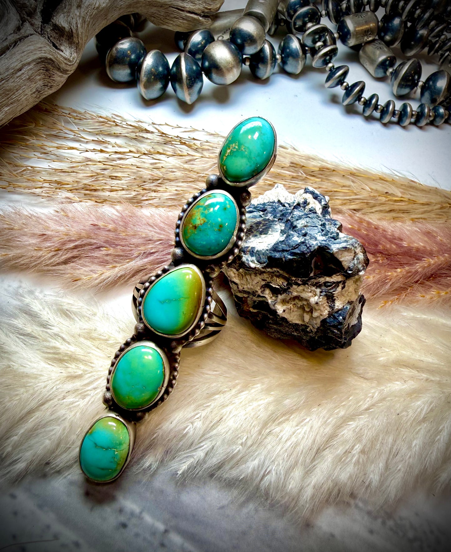 Megan's Five Stone Crawler Ring (Size 9)