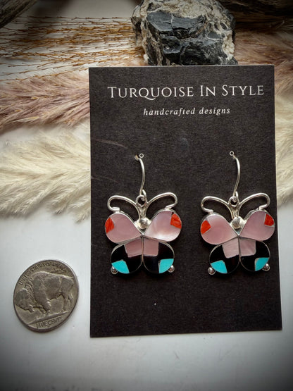 Allison Dishta Butterfly Earrings
