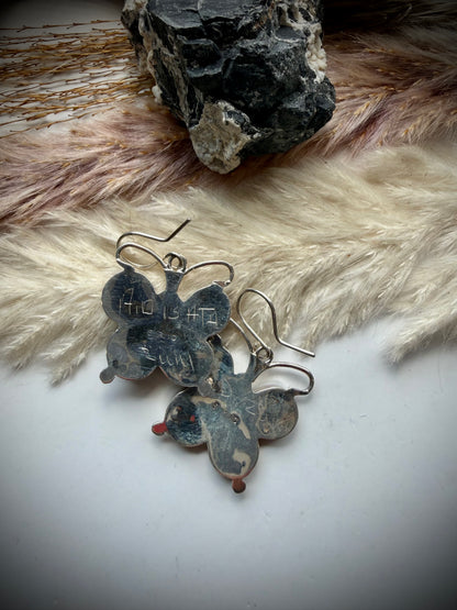 Allison Dishta Butterfly Earrings