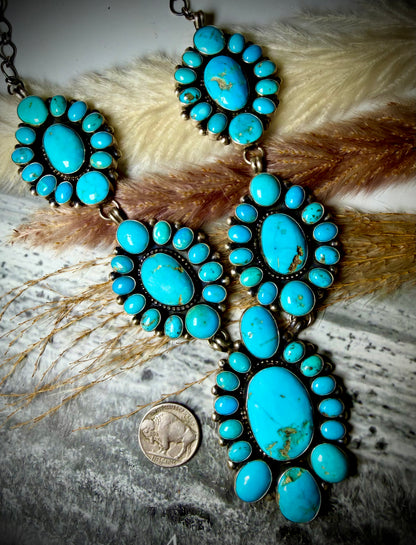 The Blaze Cluster Necklace Set
