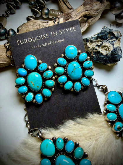 The Blaze Cluster Necklace Set