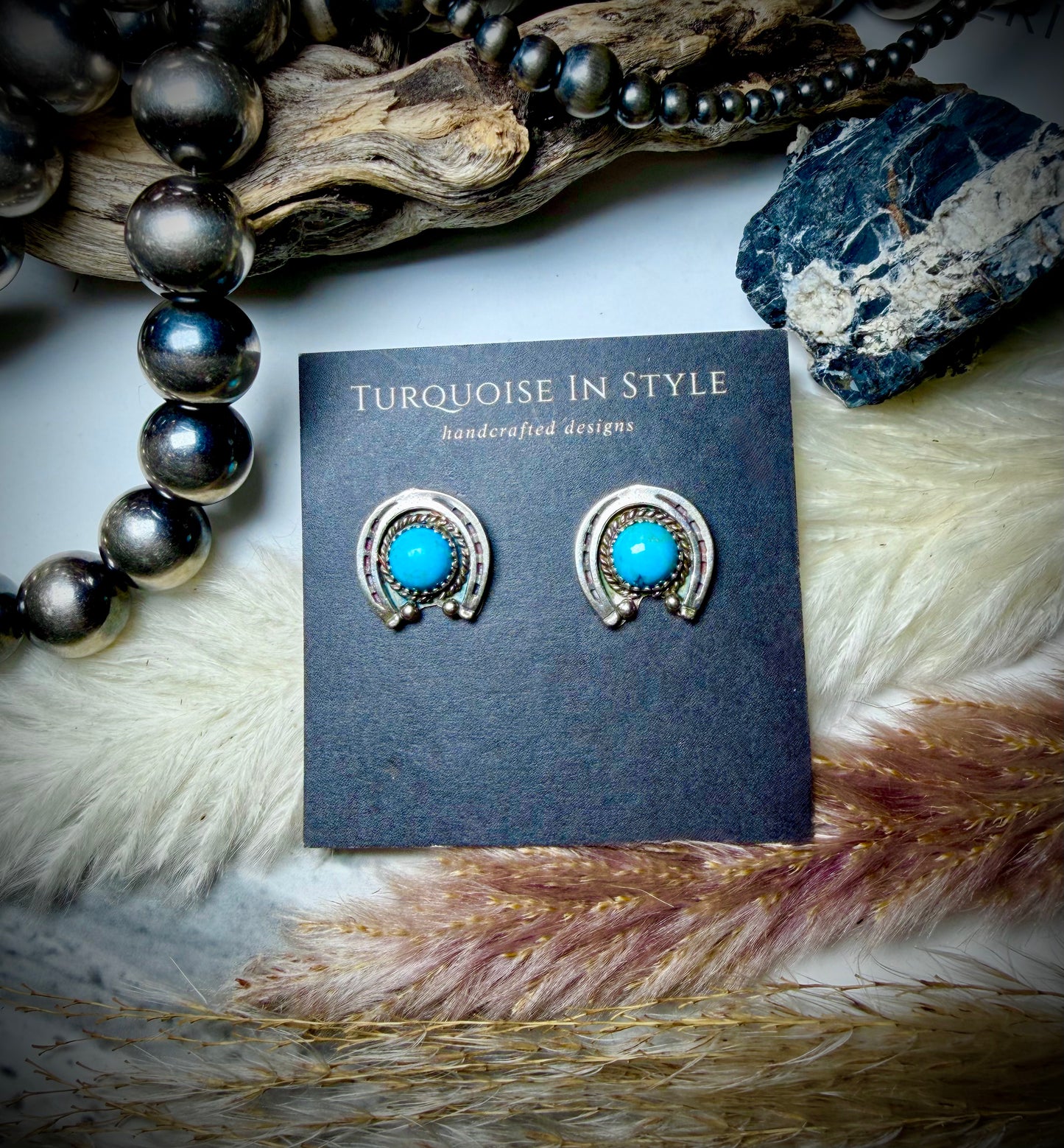 Annette Chiqito Horseshoe Studs