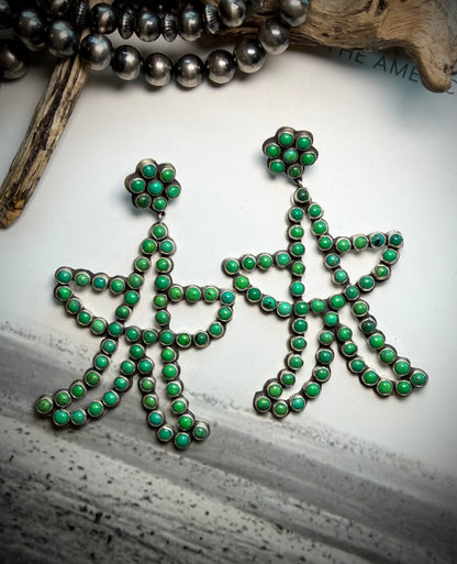 Federico Carico Lake Turquoise Star Earrings