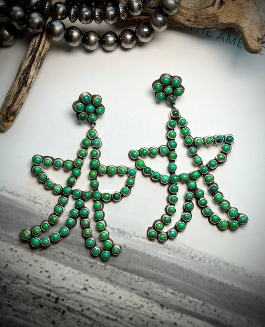 Federico Carico Lake Turquoise Star Earrings