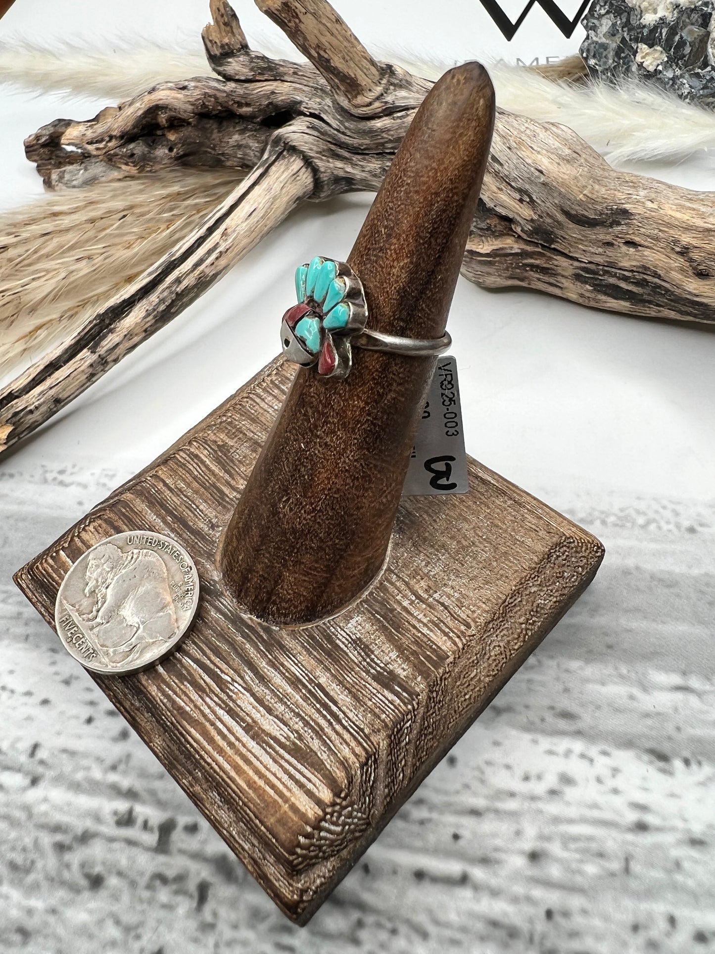 Vintage Zuni Sunface Ring