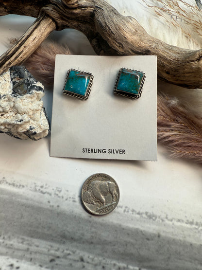 Judith Dixon Square Studs #3