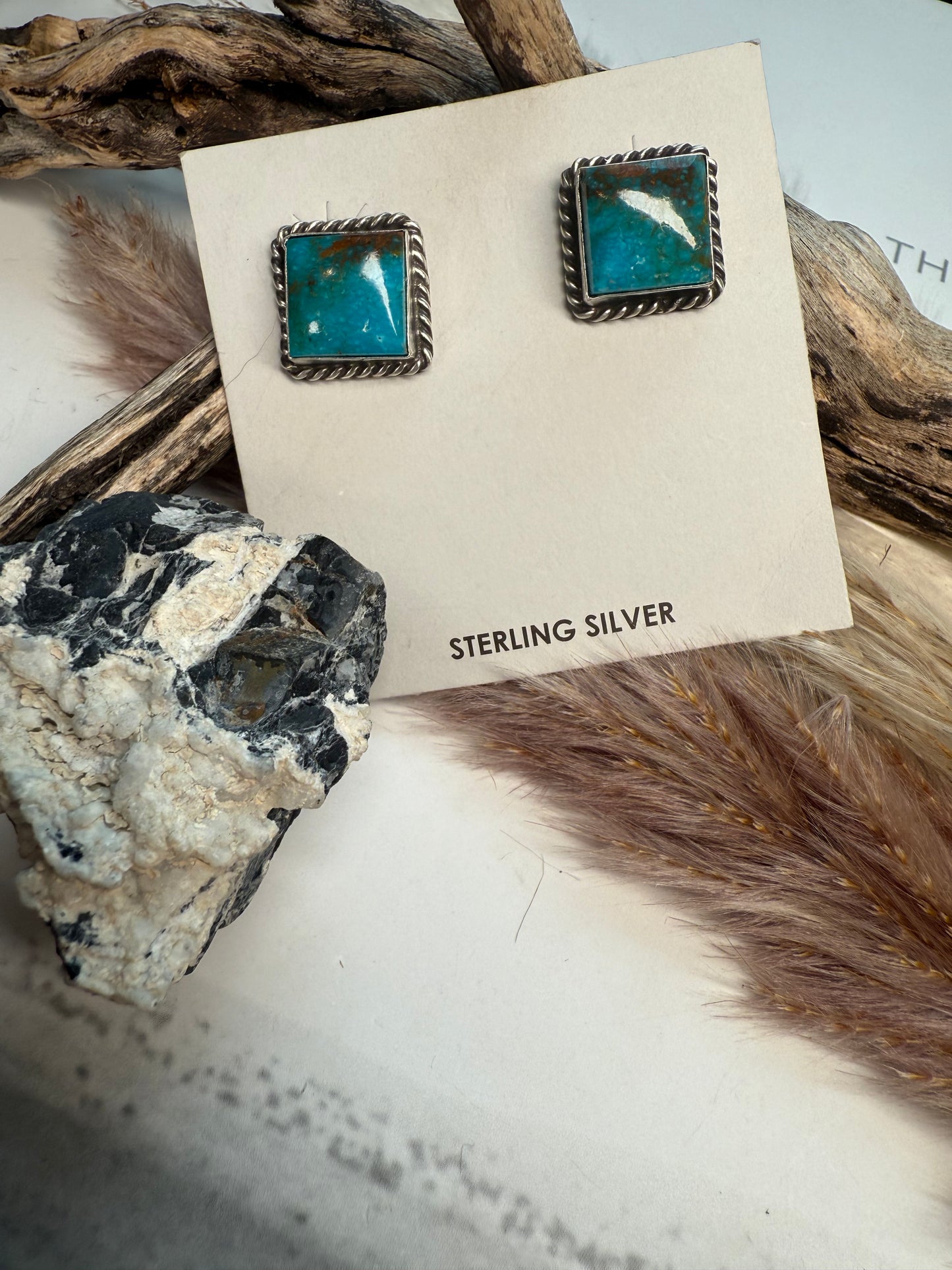 Judith Dixon Square Studs #3