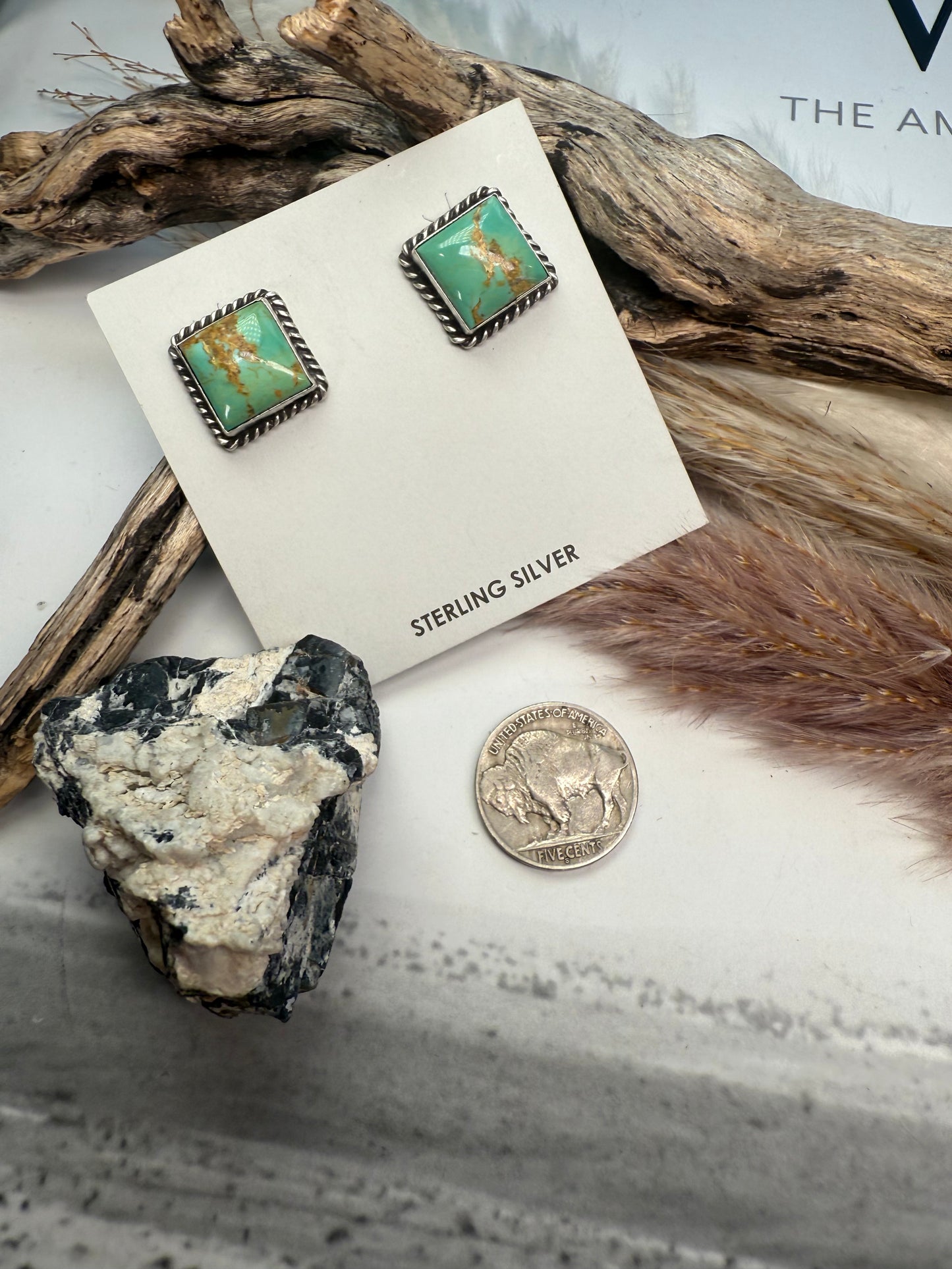 Judith Dixon Square Studs #4