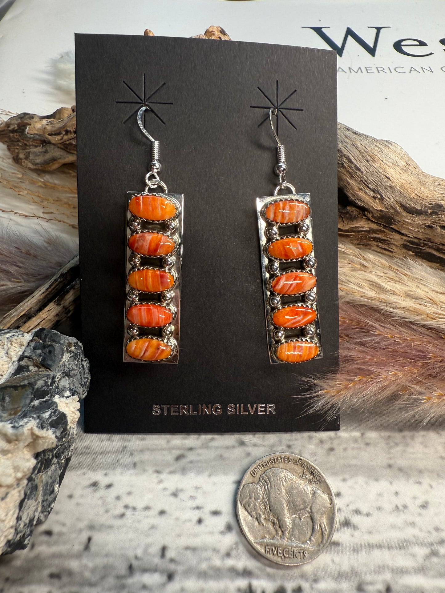 Jody Tsosie Five Stone Dangles