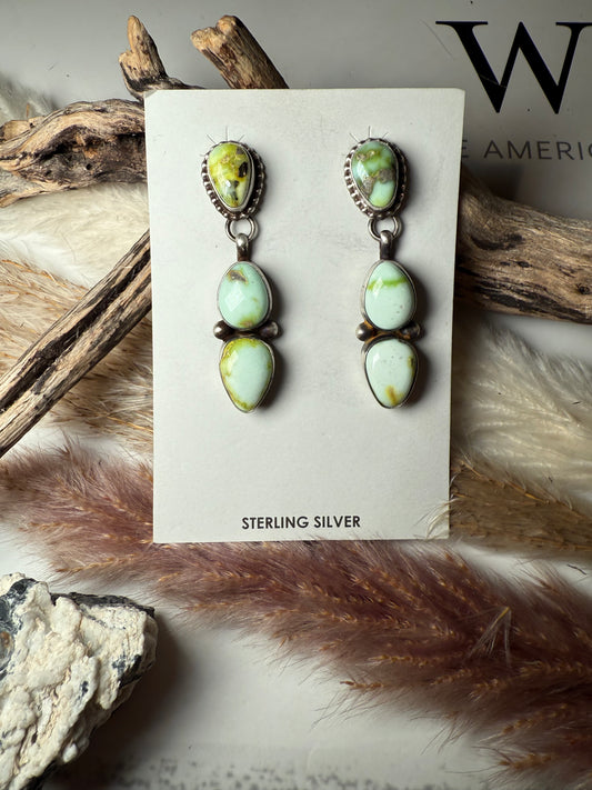 John Skeets Palomino Stud Dangles