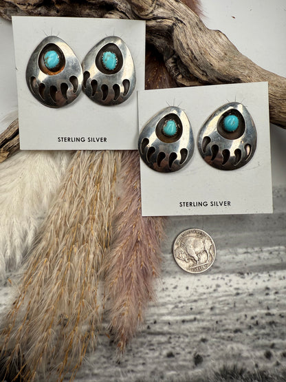 Virgina John Kingman Bear Claw Studs