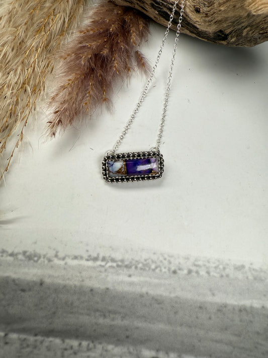 Violet Rose Necklace