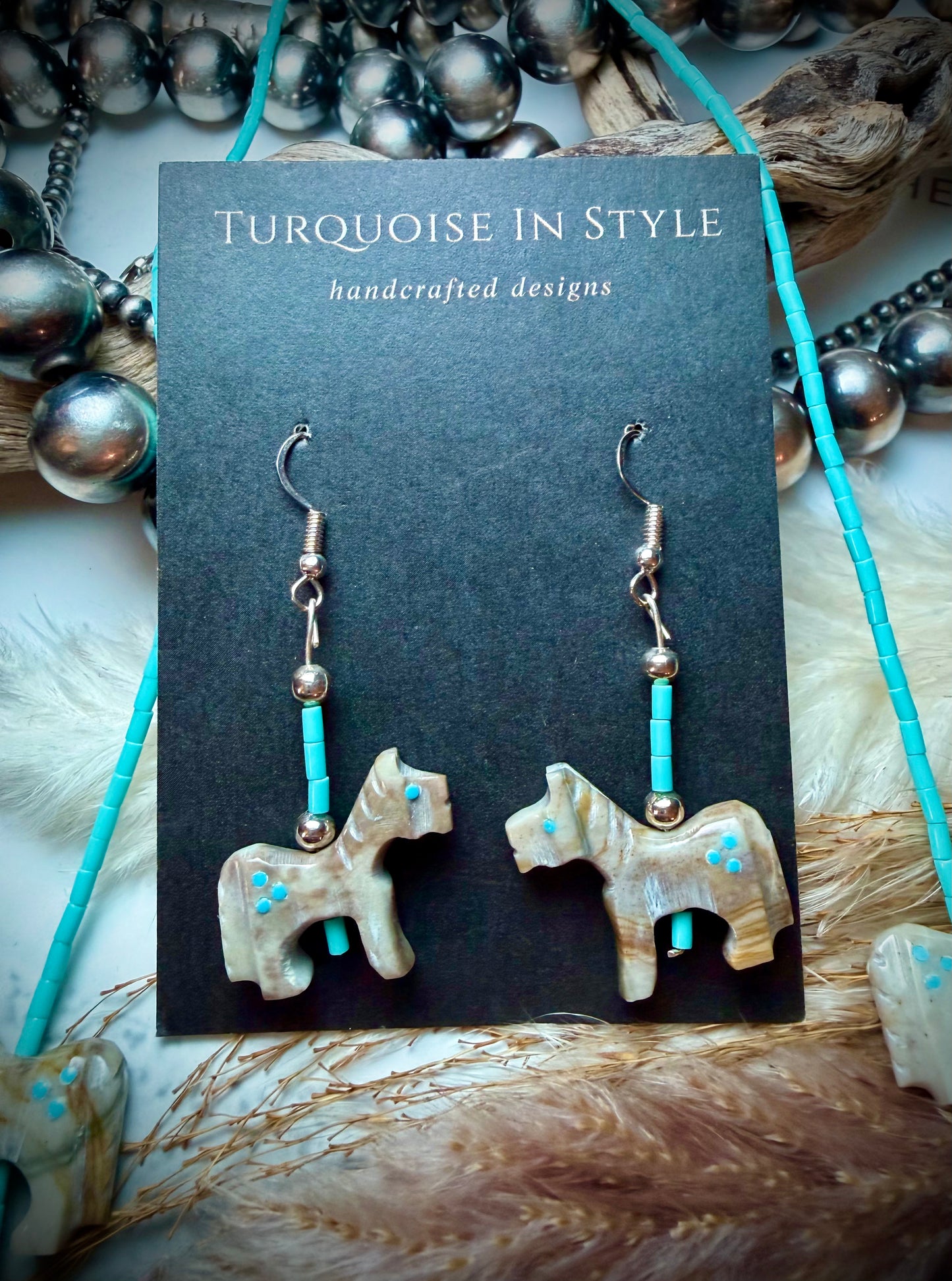 Horse Fetish Necklace Set