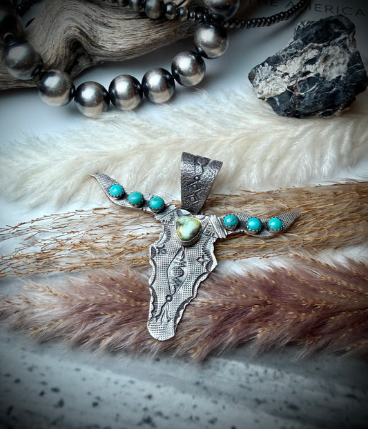 Palomino Bull Pendant