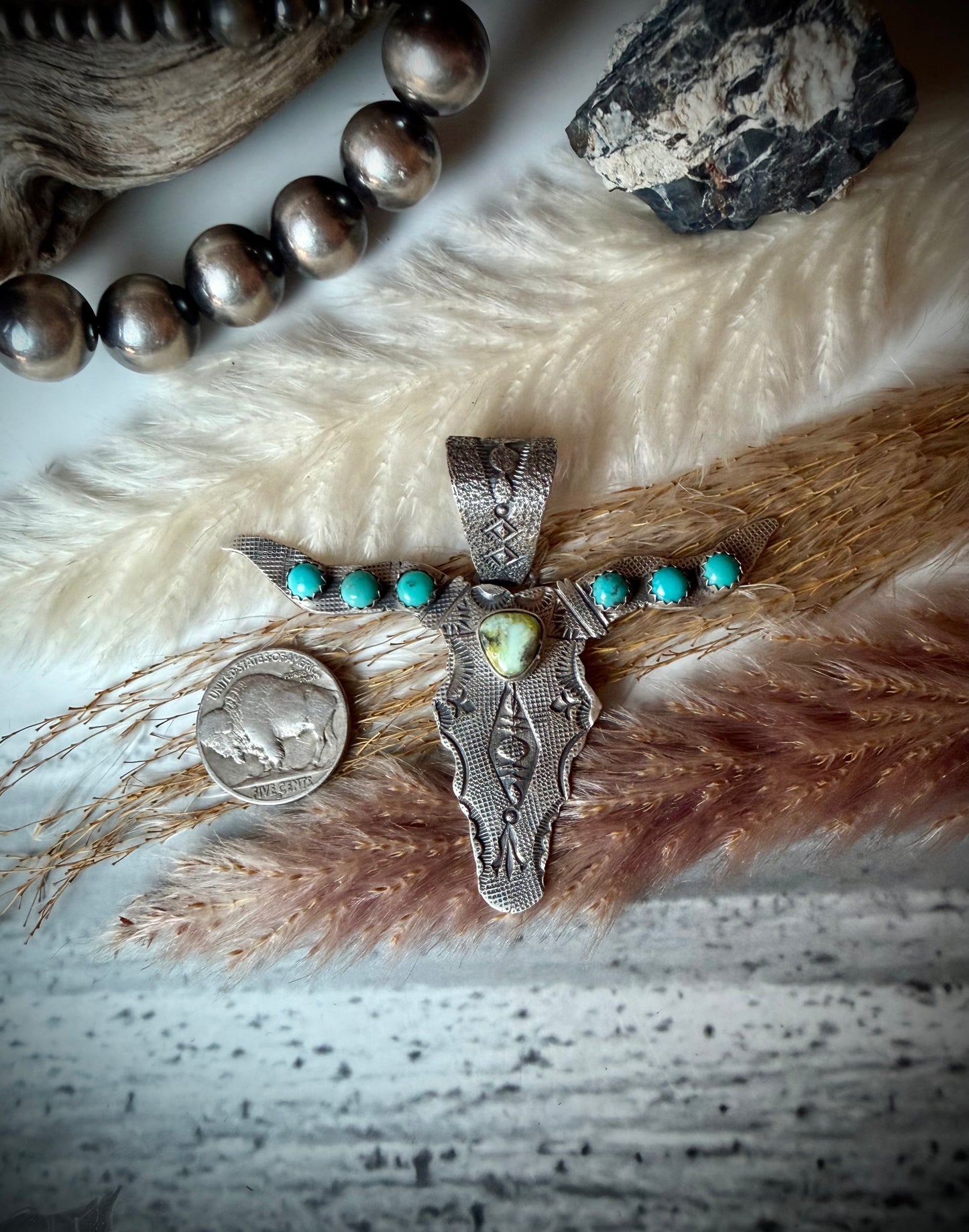 Palomino Bull Pendant