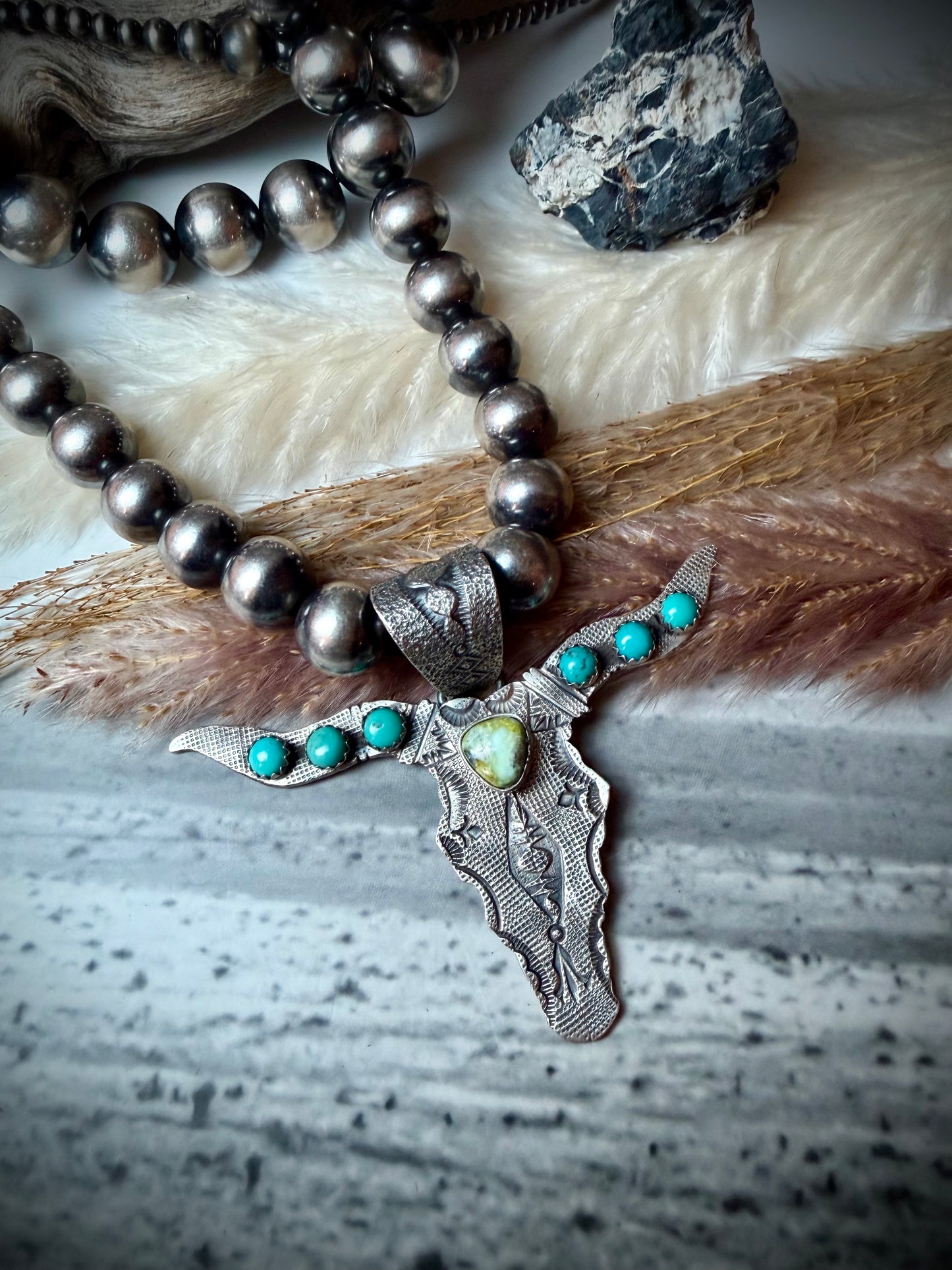 Palomino Bull Pendant