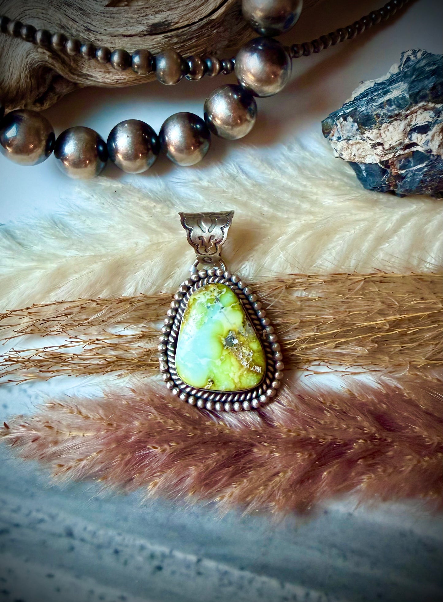 Double Boarder Palomino Pendant