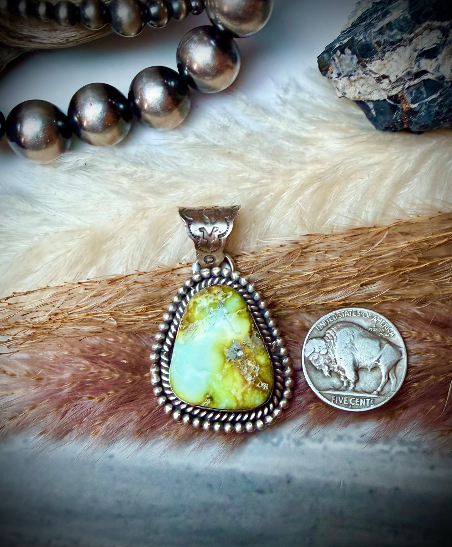 Double Boarder Palomino Pendant