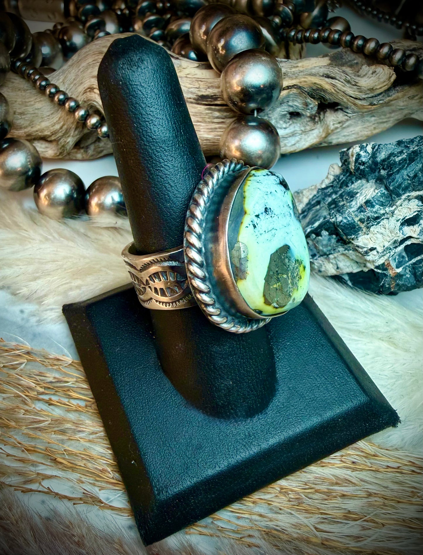 Statement Chimney Butte Palomino Ring