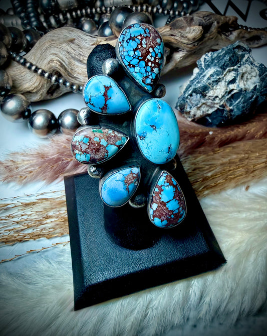 Golden Hills Half Cluster Ring