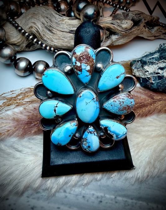 Golden Hills Custer Ring by Lyle Piaso