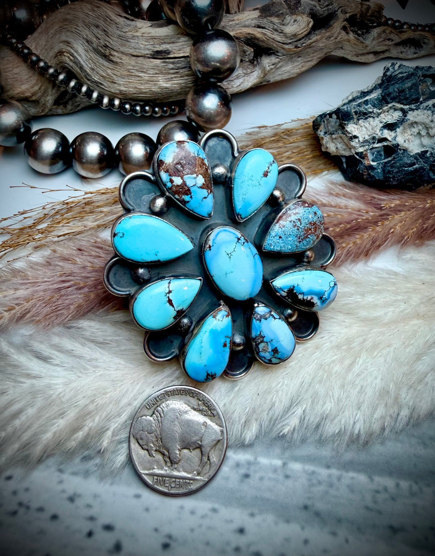 Golden Hills Custer Ring by Lyle Piaso