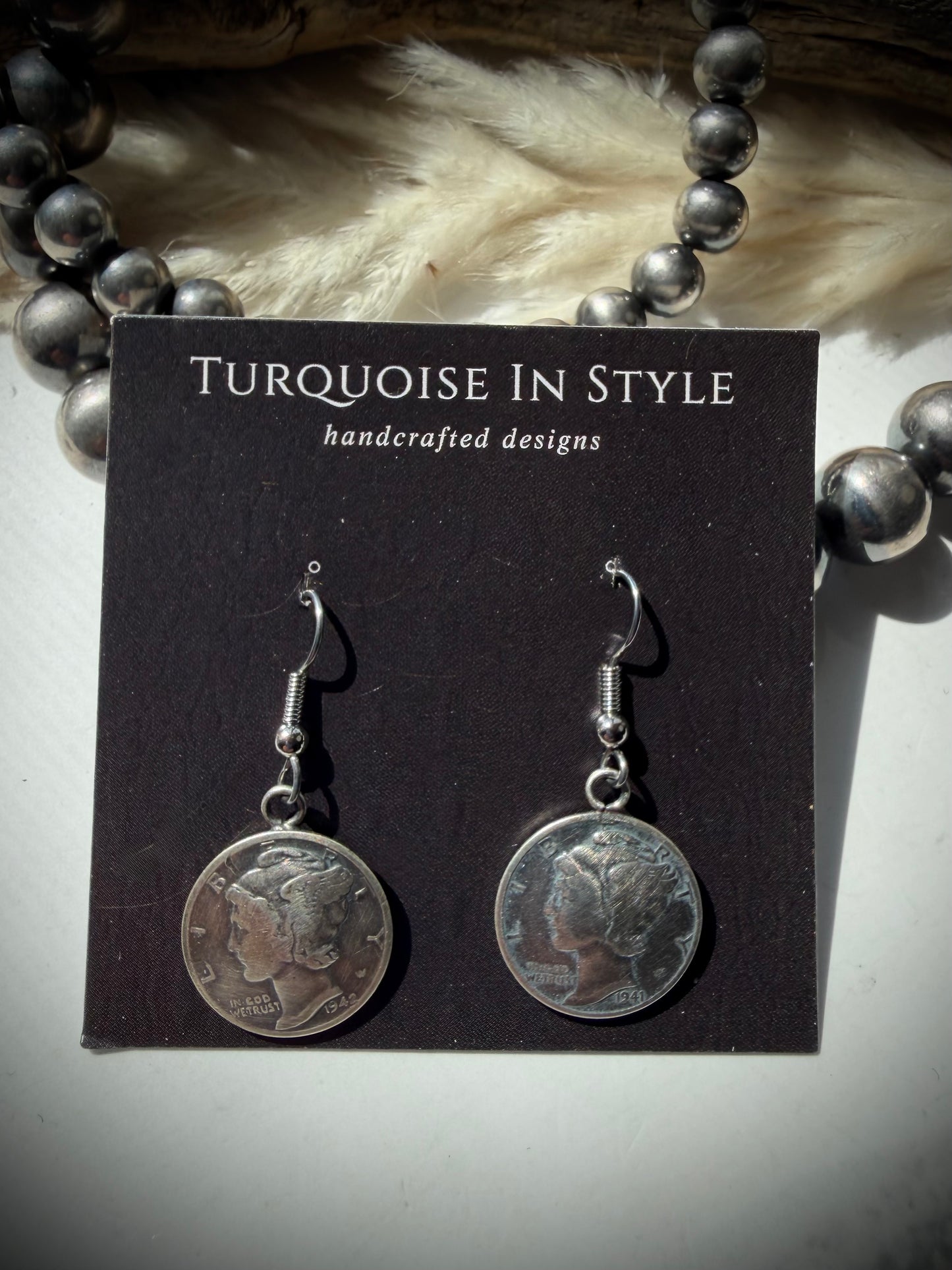 Mercury Dime Earrings
