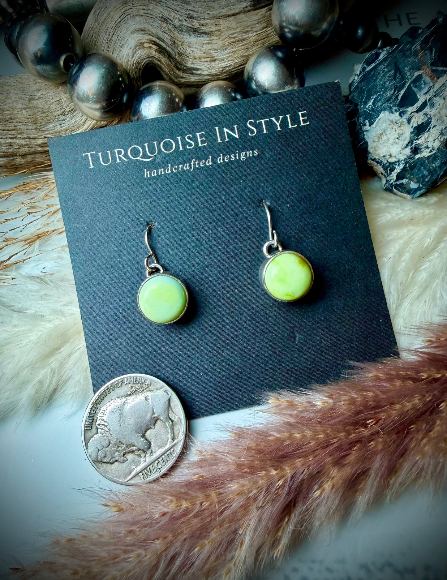 Tricia Smith Small Palomino Dangle Earrings