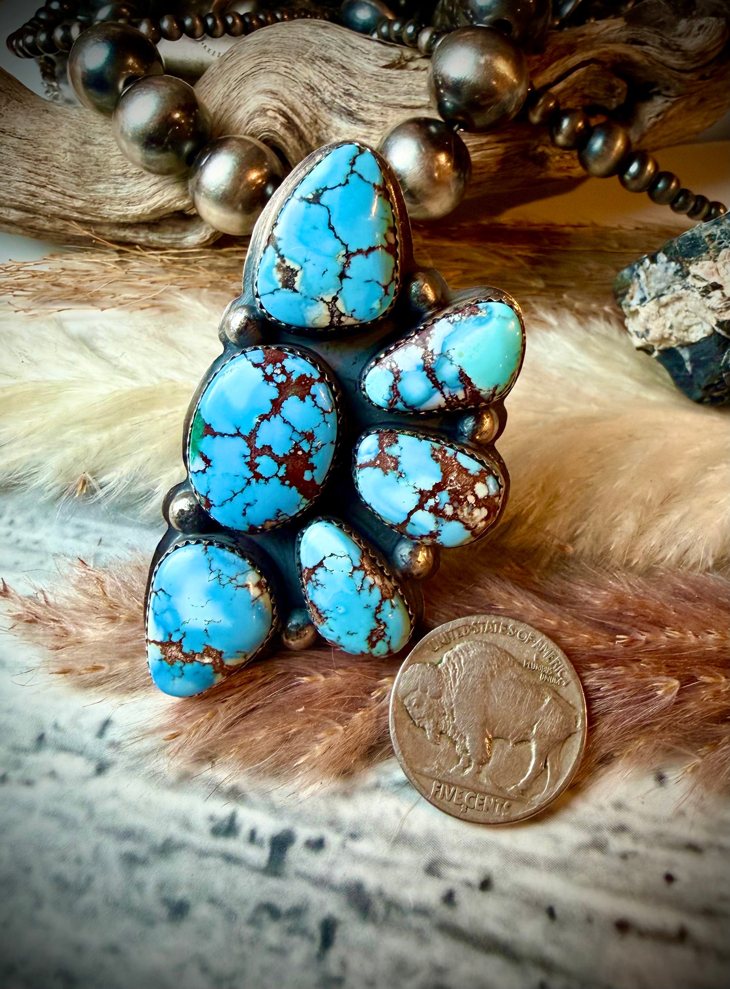 Golden Hills Half Cluster Ring