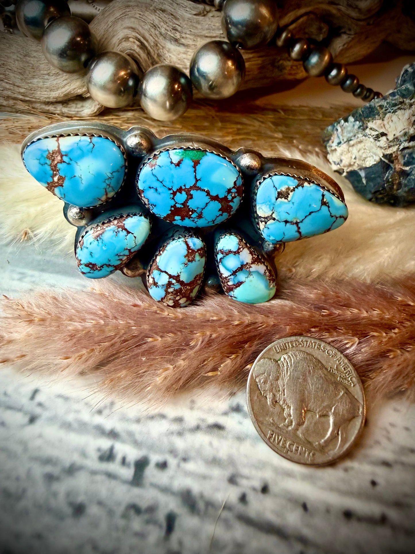 Golden Hills Half Cluster Ring